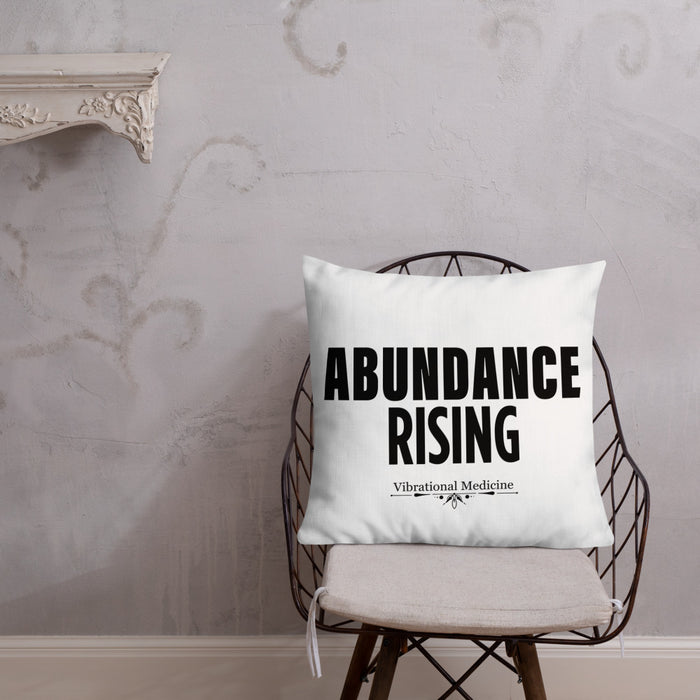 Abundance Rising Premium Pillow 22″×22″