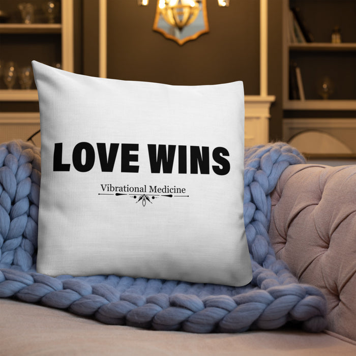 Love Wins Premium Pillow 22″×22″