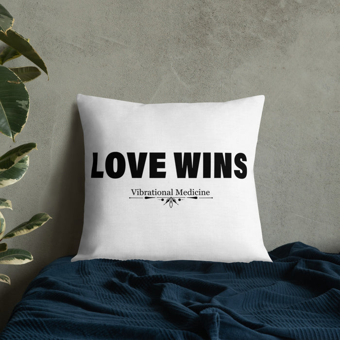 Love Wins Premium Pillow 22″×22″