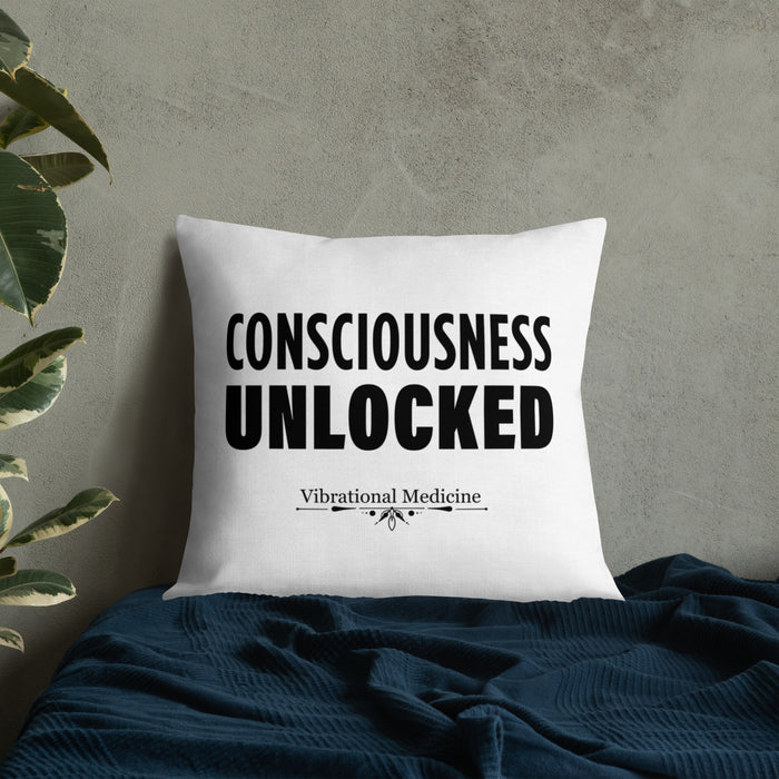 Consciousness Unlocked Premium Pillow 22" x 22"