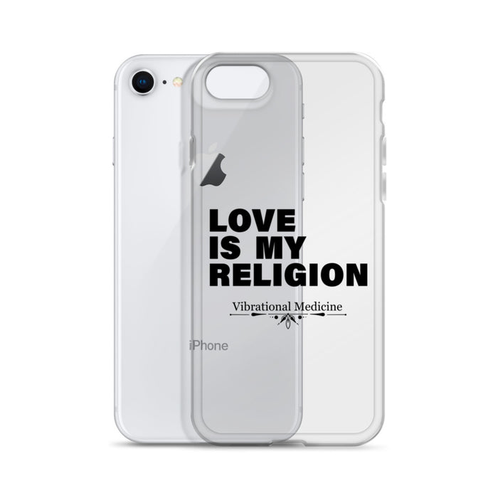 Love Is My Religion iPhone SE Case