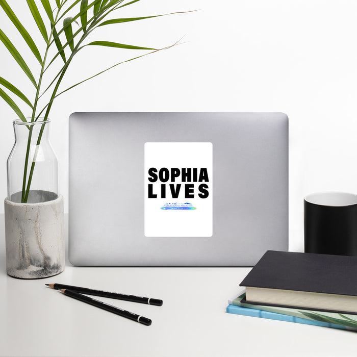 Sophia Lives Bubble-Free Stickers