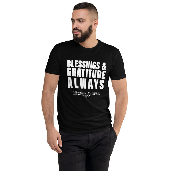 Blessings & Gratitude Always (Black) Short Sleeve T-shirt