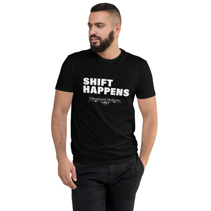 Shift Happens (Black) Short Sleeve T-shirt