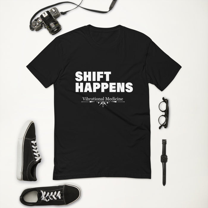 Shift Happens (Black) Short Sleeve T-shirt