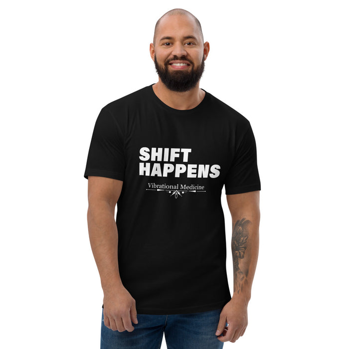 Shift Happens (Black) Short Sleeve T-shirt