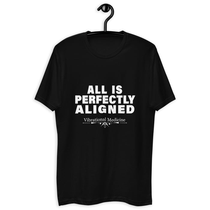 All Is Perfectly Aligned (Black) Short Sleeve T-shirt