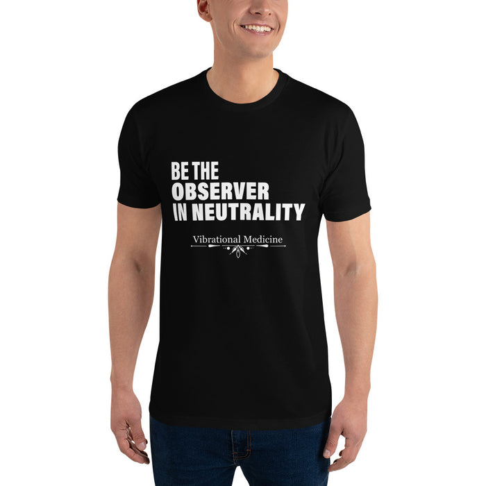 Be The Observer In Neutrality (Black) Short Sleeve T-shirt