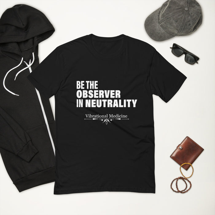 Be The Observer In Neutrality (Black) Short Sleeve T-shirt