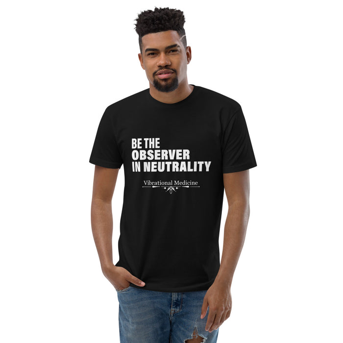 Be The Observer In Neutrality (Black) Short Sleeve T-shirt