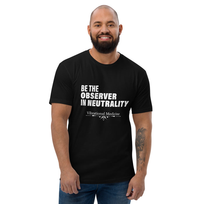 Be The Observer In Neutrality (Black) Short Sleeve T-shirt