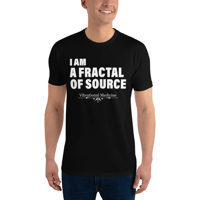 I Am A Fractal Of Source (Black) Short Sleeve T-shirt