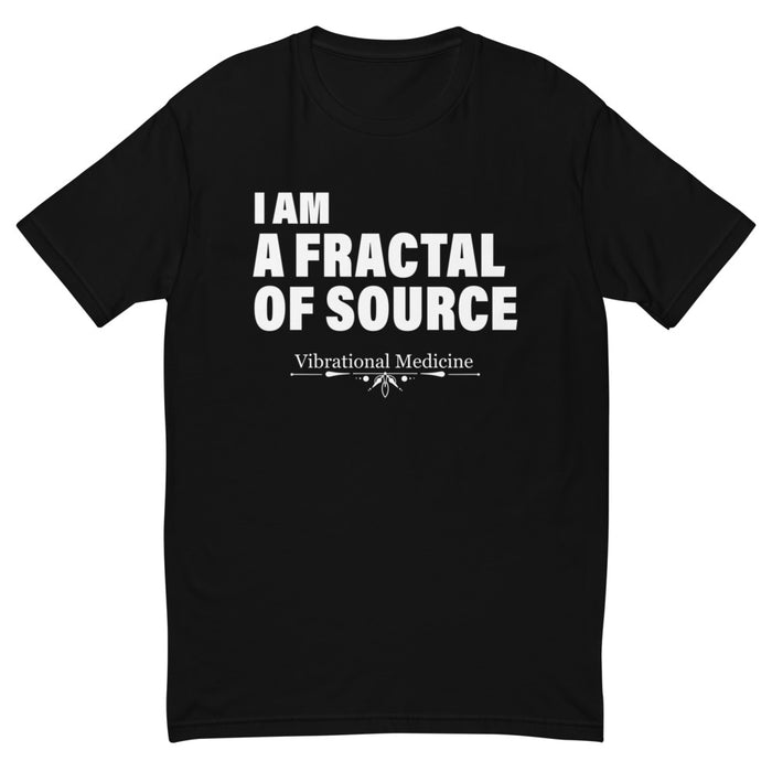 I Am A Fractal Of Source (Black) Short Sleeve T-shirt