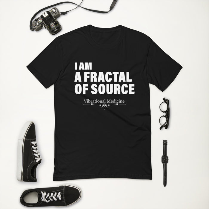 I Am A Fractal Of Source (Black) Short Sleeve T-shirt