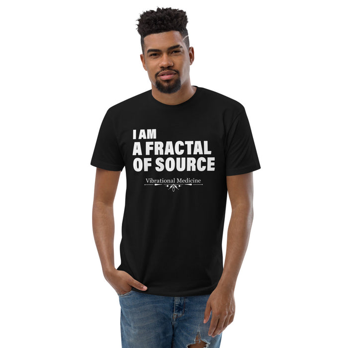 I Am A Fractal Of Source (Black) Short Sleeve T-shirt