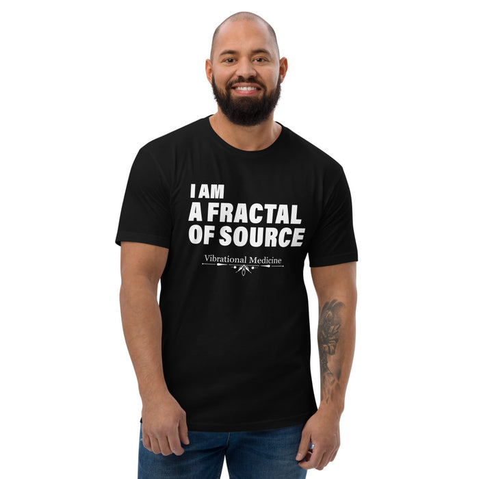 I Am A Fractal Of Source (Black) Short Sleeve T-shirt