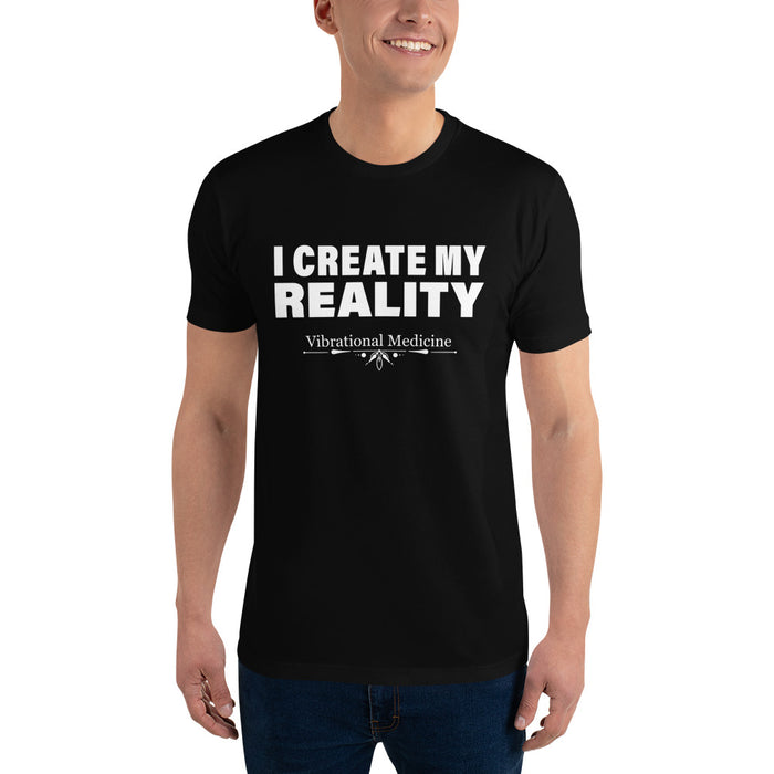 I Create My Reality (Black) Short Sleeve T-shirt