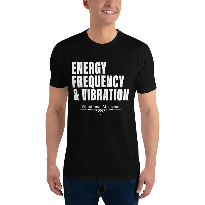 Energy, Frequency & Vibration (Black) Short Sleeve T-shirt