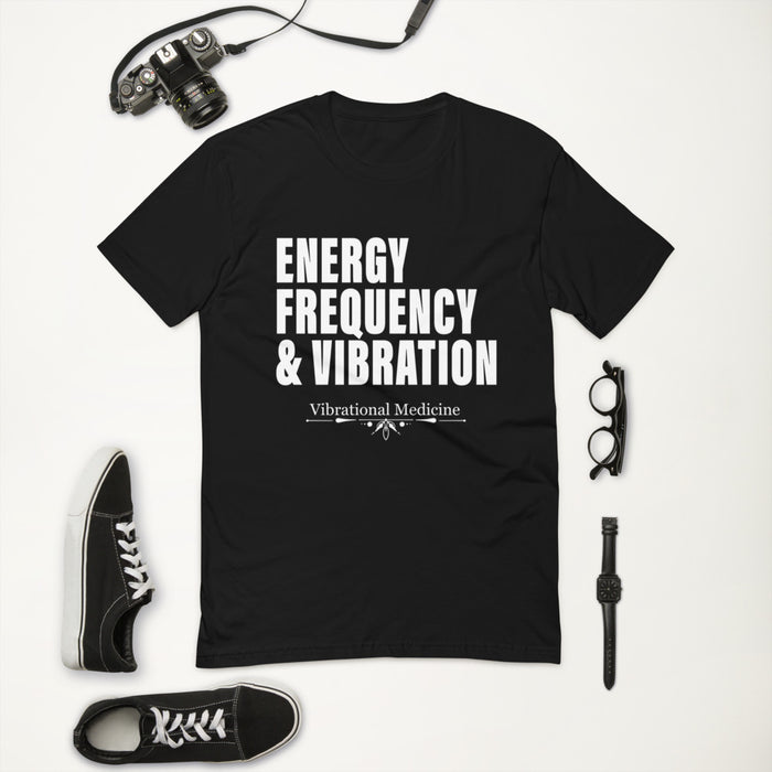 Energy, Frequency & Vibration (Black) Short Sleeve T-shirt