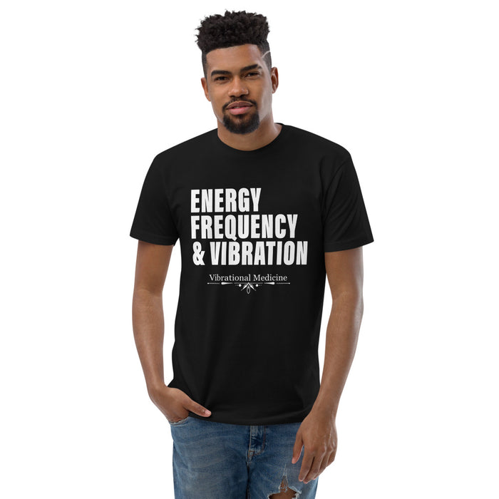 Energy, Frequency & Vibration (Black) Short Sleeve T-shirt