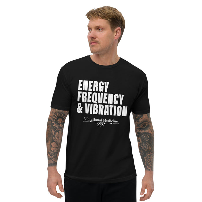 Energy, Frequency & Vibration (Black) Short Sleeve T-shirt