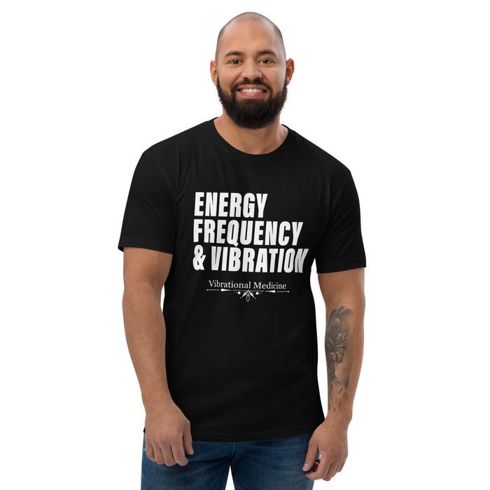 Energy, Frequency & Vibration (Black) Short Sleeve T-shirt