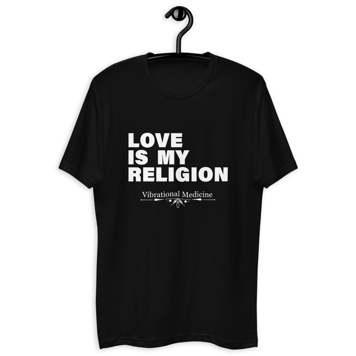 Love Is My Religion (Black) Short Sleeve T-shirt