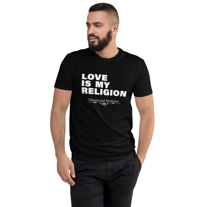 Love Is My Religion (Black) Short Sleeve T-shirt