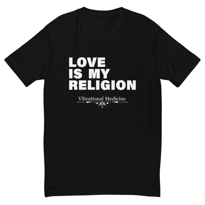 Love Is My Religion (Black) Short Sleeve T-shirt