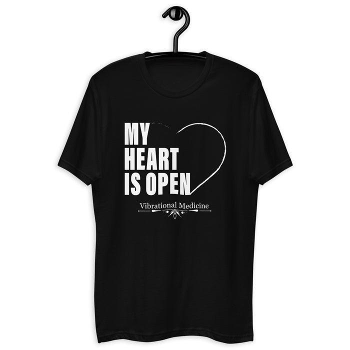 My Heart Is Open (Black) Short Sleeve T-shirt