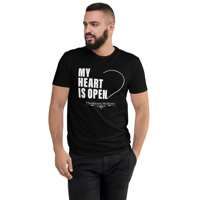 My Heart Is Open (Black) Short Sleeve T-shirt