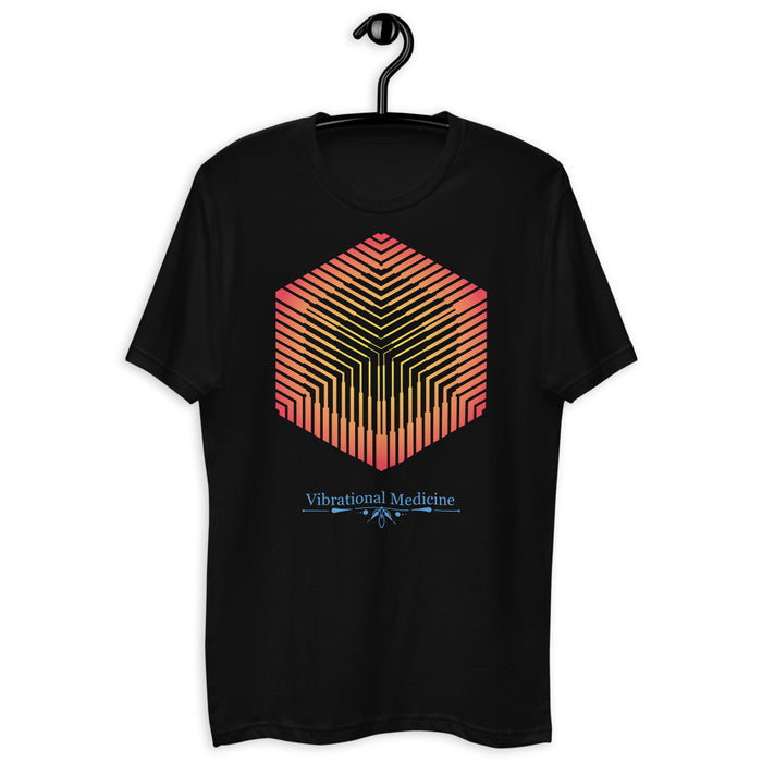 Hexacube (Black) Short Sleeve T-shirt