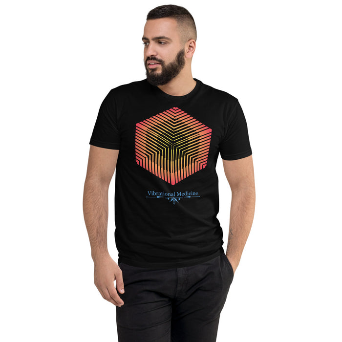 Hexacube (Black) Short Sleeve T-shirt