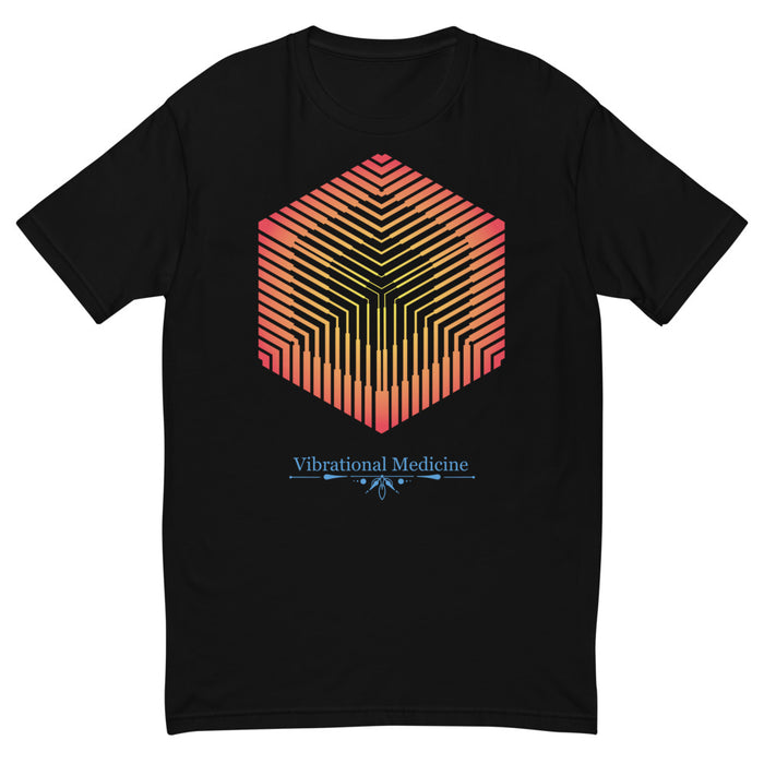 Hexacube (Black) Short Sleeve T-shirt