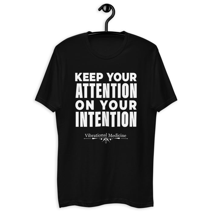 Keep Your Attention On Your Intention (Black) Short Sleeve T-shirt