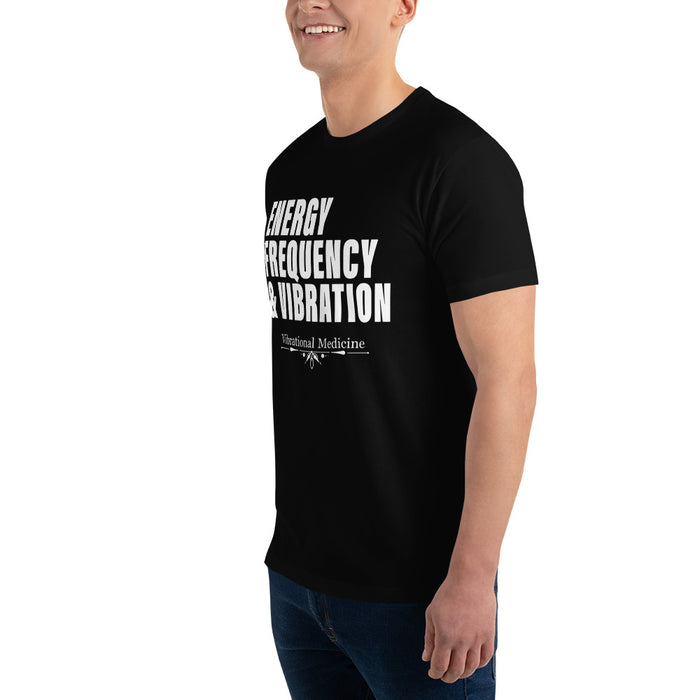 Energy, Frequency & Vibration (Black) Short Sleeve T-shirt