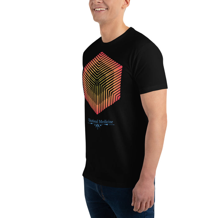 Hexacube (Black) Short Sleeve T-shirt