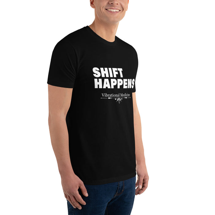 Shift Happens (Black) Short Sleeve T-shirt