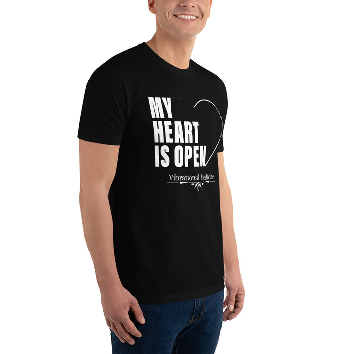 My Heart Is Open (Black) Short Sleeve T-shirt