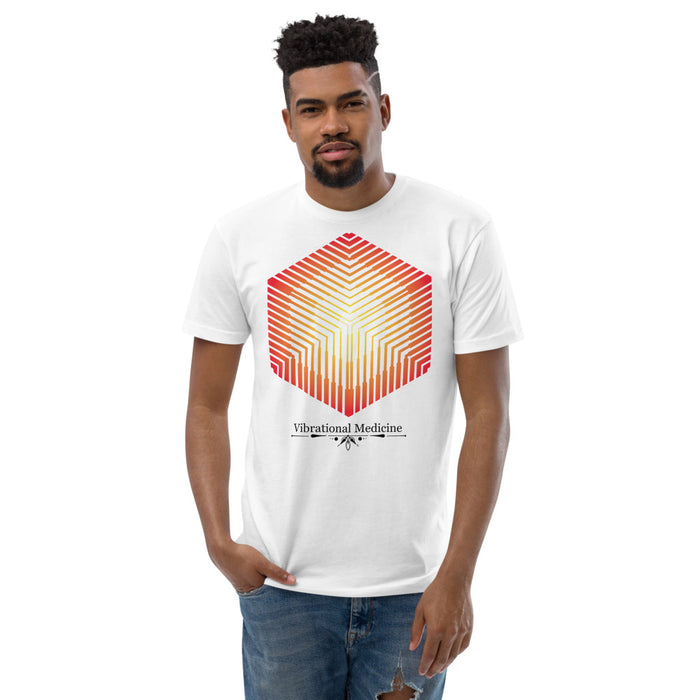 Hexacube (White) Short Sleeve T-shirt