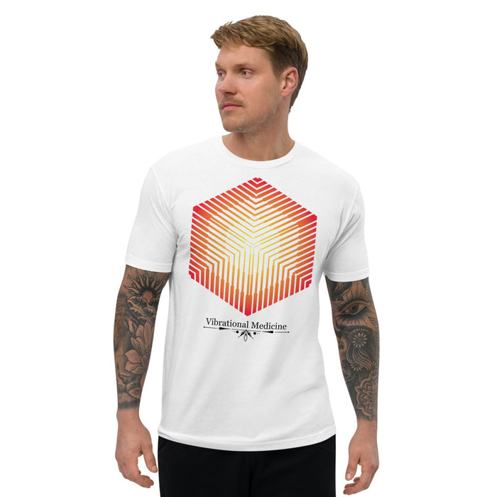 Hexacube (White) Short Sleeve T-shirt