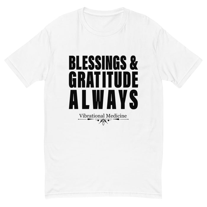 Blessings & Gratitude Always (White) Short Sleeve T-shirt