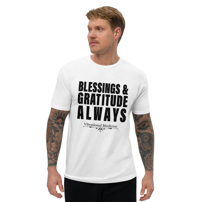 Blessings & Gratitude Always (White) Short Sleeve T-shirt