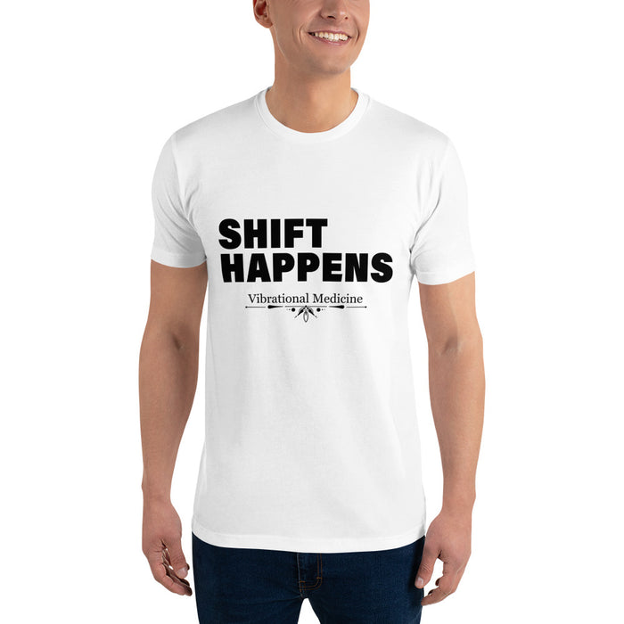 Shift Happens (White) Short Sleeve T-shirt