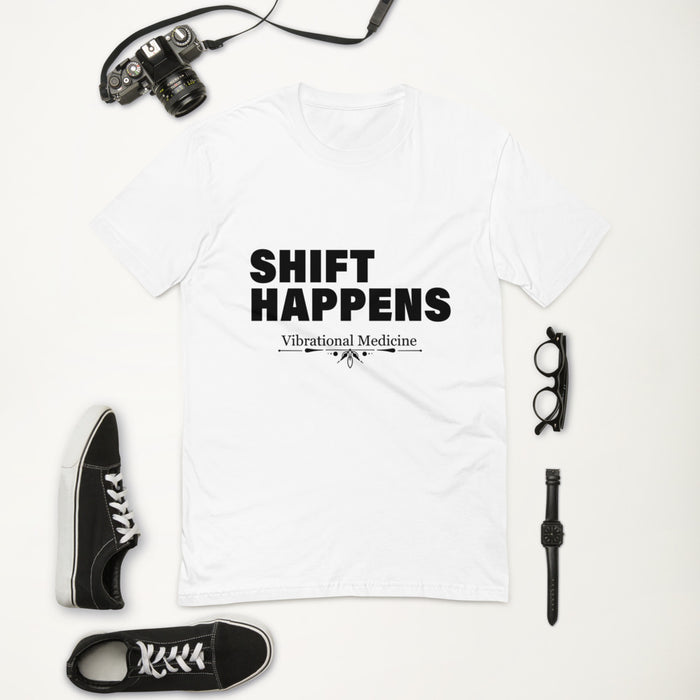 Shift Happens (White) Short Sleeve T-shirt