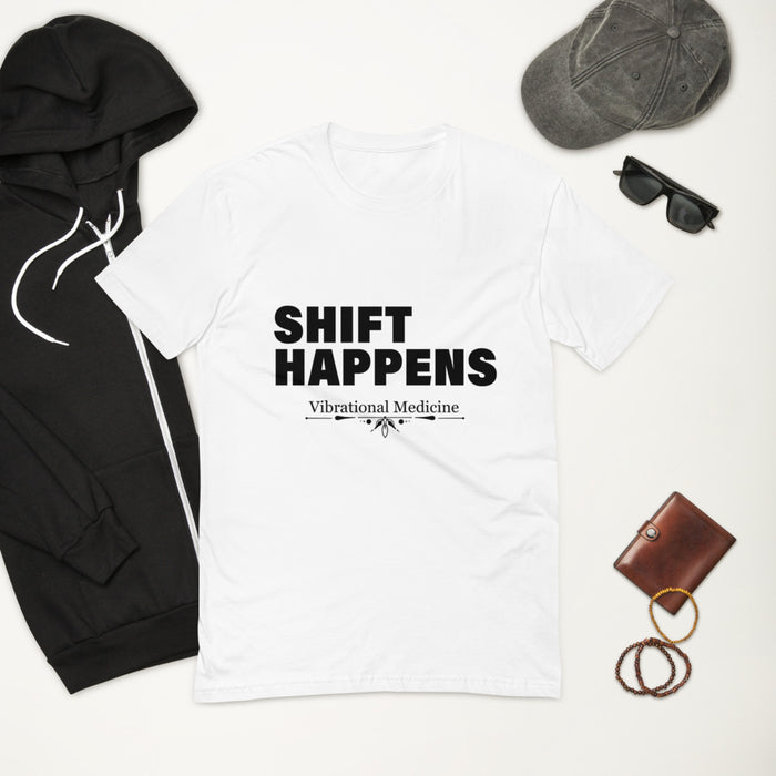 Shift Happens (White) Short Sleeve T-shirt