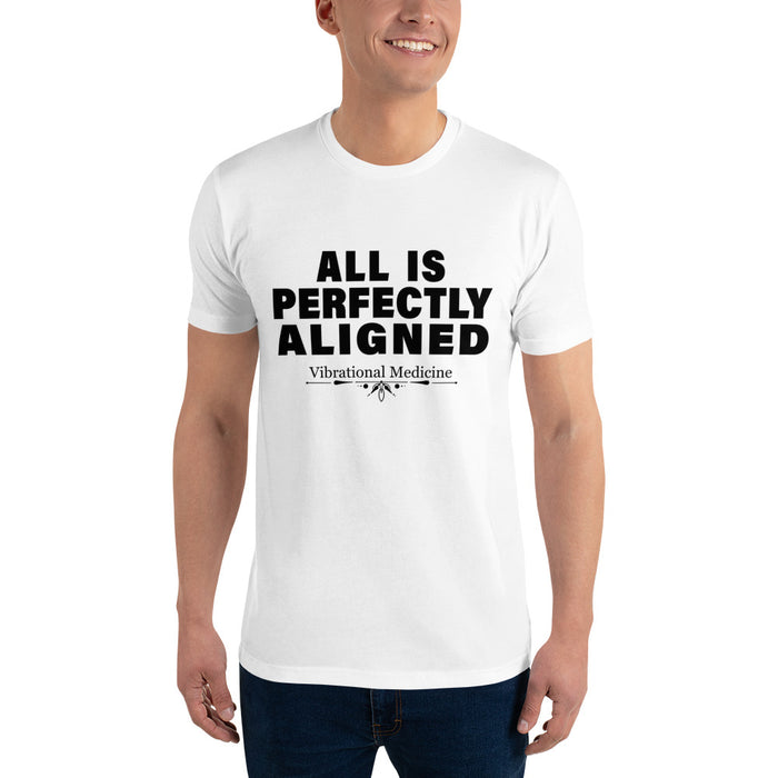 All Is Perfectly Aligned (White) Short Sleeve T-shirt