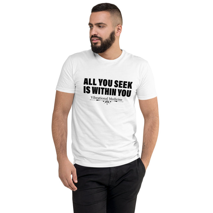 All You Seek Is Within You (White) Short Sleeve T-shirt