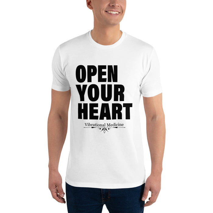 Open Your Heart (White) Short Sleeve T-shirt