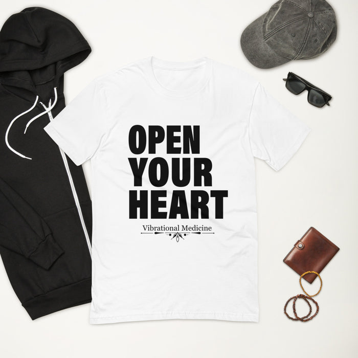 Open Your Heart (White) Short Sleeve T-shirt